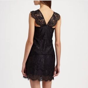 Leifsdottir Flores Filigree Lace Black Dress